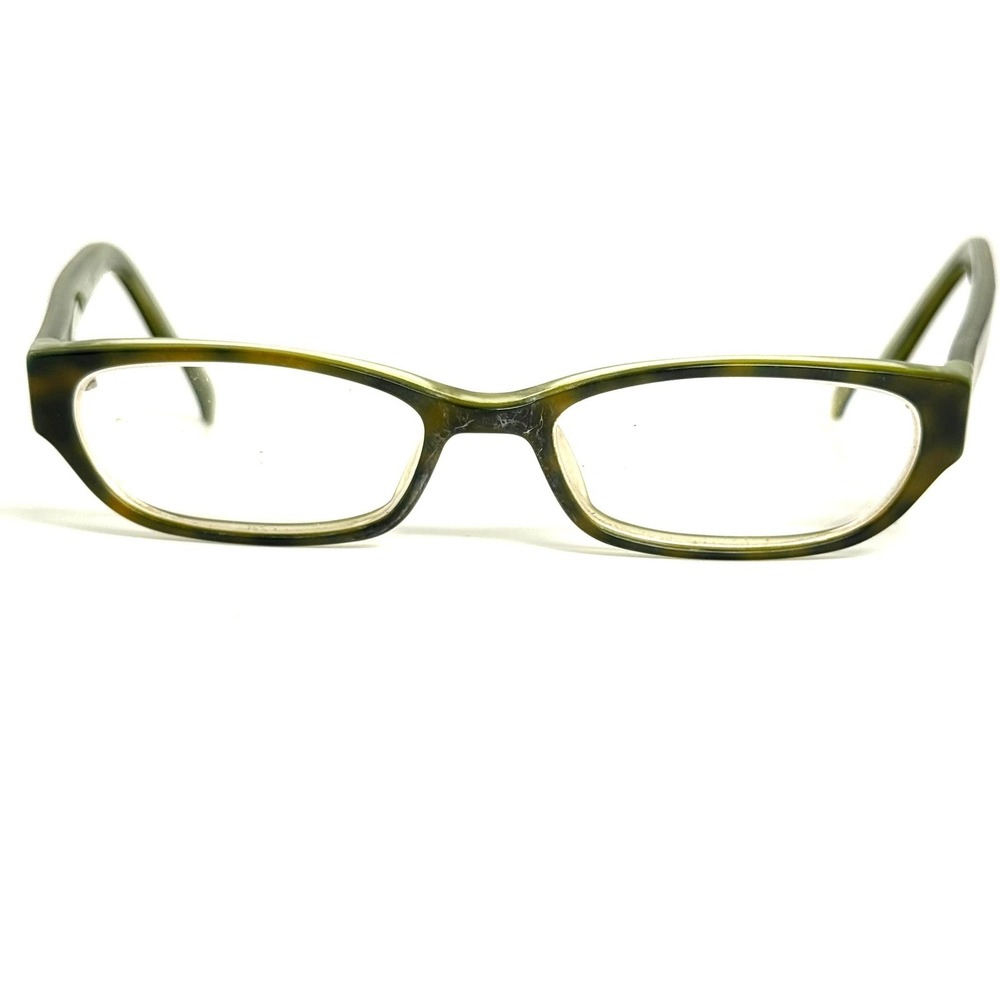 OGI Evolution 7136/414 Eyeglass Frames Green Tortoise Rectangle 49-16-135